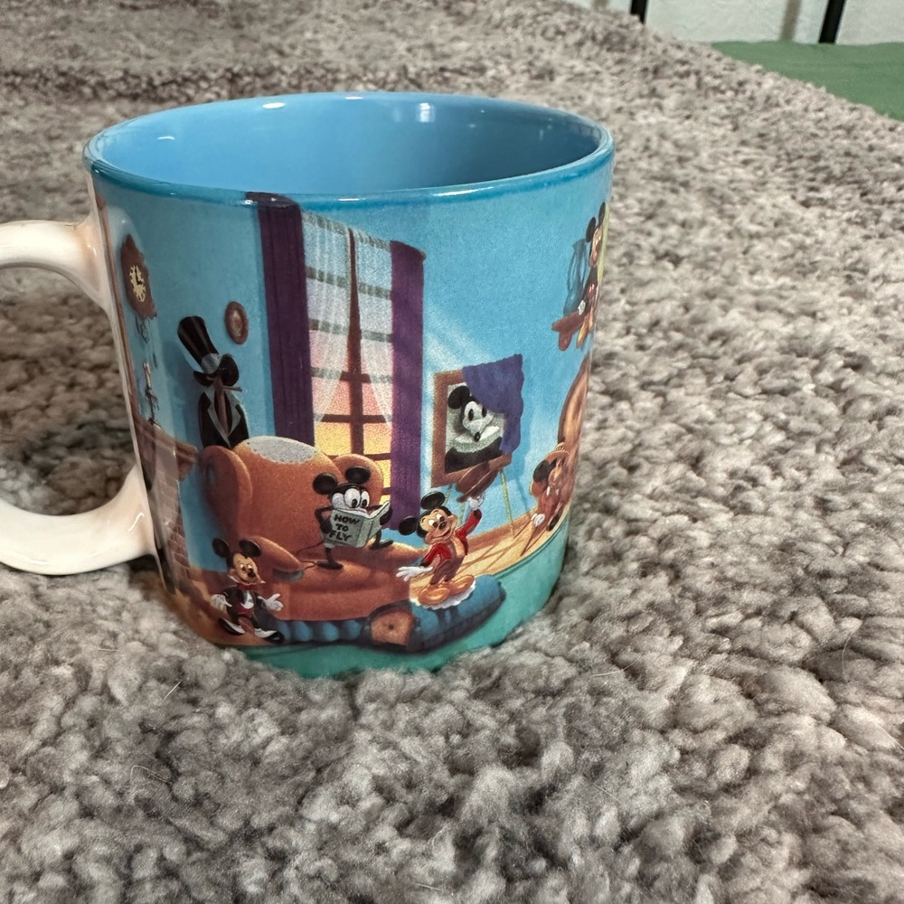 DISNEY Mickey Mouse Through the Years Coffee Cup Mug 12oz RETIRED - Picture 2 of 5